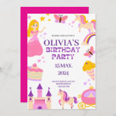 フェアユタレ誕生日 招待状 (正面/裏面)