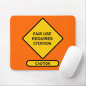 フェアユースには引用が必要 マウスパッド (マウス)