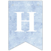 フェアユータリーウィンタースノープリンセス誕生日 |ブロンド バンティングフラッグ (第2の旗)