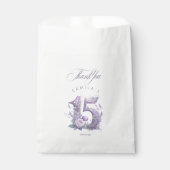 フェアユータリーガーデンキンセアニェララベンダー/薄紫ID1030 フェイバーバッグ (正面)