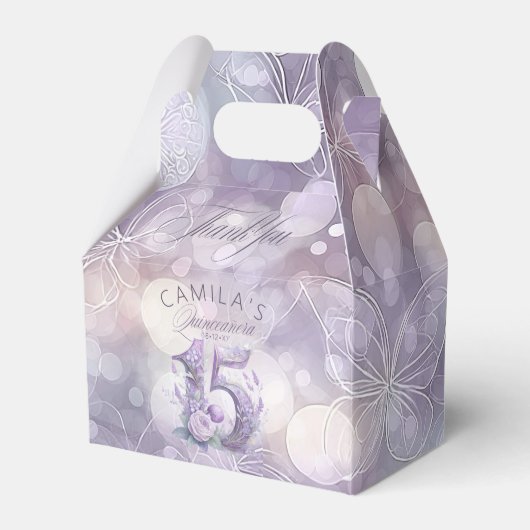 フェアユータリーガーデンキンセアニェララベンダー/薄紫ID1030 フェイバーボックス (正面サイド)