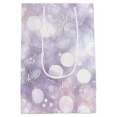 フェアユータリーガーデンキンセアニェララベンダー/薄紫ID1030 ミディアムペーパーバッグ (裏面)