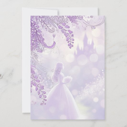 フェアユータリーガーデンキンセアニェララベンダー/薄紫ID1030 招待状 (裏面)