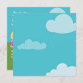 フェアユータリーキャッスルナイト5x5ベビーシャワー招待状 招待状 (正面/裏面)