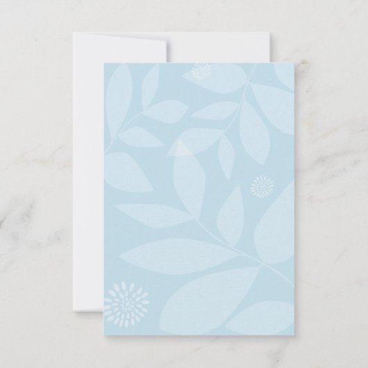 フェアユータリーキャッスルバルミツワーパーティーカード 招待状 (裏面)