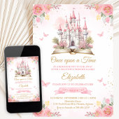 フェアユータリーキャッスルワンオンタイムプリンセス誕生日 招待状