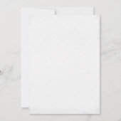 フェアユータリーパープルティール(緑がかった色)キャッスル結婚ワンズオン 招待状 (裏面)