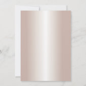 フェアユータリーフラワードームモダンバラ金ゴールド結婚ズ 招待状 (裏面)