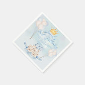 フェアユータリープリンスキャッスルクラウンパーティー3d誕生日 スタンダードカクテルナプキン (角)