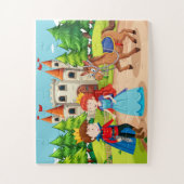 フェアユータリープリンス&プリンセスアドベンチャー ジグソーパズル (縦)