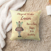 フェアリパーソナライズされたーデザインが30歳の誕生日おめでとう クッション (ブランケット)