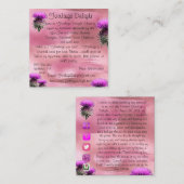 フェアリングズ・デライトの名刺53086 スクエア名刺 (正面/裏面)