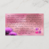 フェアリングズ・デライトのReg.名刺53086 名刺 (裏面)