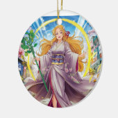 フェアリーお洒落オーナメントあなたのための魔法のTouch セラミックオーナメント (左)