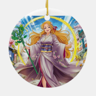 フェアリーお洒落オーナメントあなたのための魔法のTouch セラミックオーナメント
