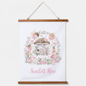 フェアリーお洒落ガーデンエンチャントフォレスト子供部屋 吊り下げ型タペストリー (正面)