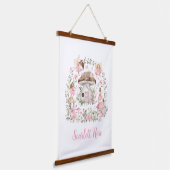 フェアリーお洒落ガーデンエンチャントフォレスト子供部屋 吊り下げ型タペストリー (傾斜あり)