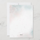 フェアリーお洒落ガーデンベビー招待カード シーズンカード (裏面)