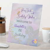 フェアリーお洒落ガールウェルカム 台座サイン (インサイチュ)