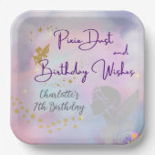 フェアリーお洒落ガール ペーパープレート (正面)