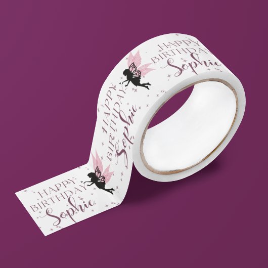 フェアリーお洒落ハッピーバースデーガーリー サテンリボン