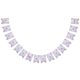 フェアリーお洒落バースデーパーティーのバンティングバナー バンティングフラッグ