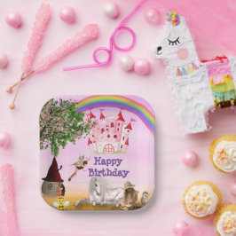 フェアリーお洒落パーティー紙プレート ペーパープレート