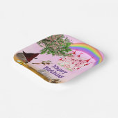 フェアリーお洒落パーティー紙プレート ペーパープレート (傾斜あり)