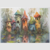 フェアリーお洒落ビレッジデクページティッシュペーパー 薄葉紙 (正面)