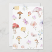 フェアリーお洒落ファースト誕生日パーティー 招待状 (裏面)