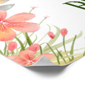 フェアリーお洒落ファースト誕生日 ポスター (角)