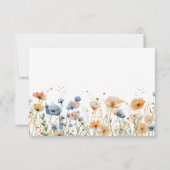 フェアリーお洒落ファースト魔法誕生日写真 サンキューカード (裏面)