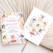 フェアリーお洒落ファースト・バースデーパーティー 招待状