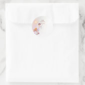 フェアリーお洒落マジカル4thバースデーラウンドステッカー ラウンドシール (バッグ)