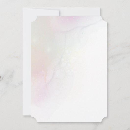 フェアリーお洒落マジカル4th誕生日招待状 招待状 (裏面)