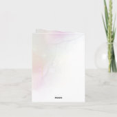 フェアリーお洒落マジカル4th誕生日招待状 招待状 (裏面)