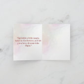 フェアリーお洒落マジカル4th誕生日招待状 招待状 (内部)