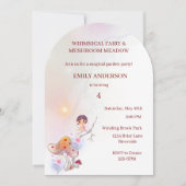 フェアリーお洒落マジカル4th誕生日招待状 招待状 (正面)