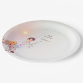 フェアリーお洒落マジカル4th誕生日紙プレート ペーパープレート (アングル)