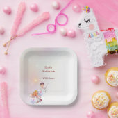 フェアリーお洒落マジカル4th誕生日紙プレート ペーパープレート (パーティー)