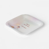 フェアリーお洒落マジカル4th誕生日紙プレート ペーパープレート (傾斜あり)