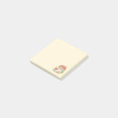 フェアリーお洒落マッシュルームハウスイエロー ポストイット (アングル)