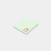 フェアリーお洒落マッシュルームハウスグリーン ポストイット (アングル)