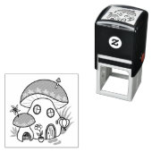 フェアリーお洒落マッシュルームハウス セルフインキングスタンプ (インサイチュ)
