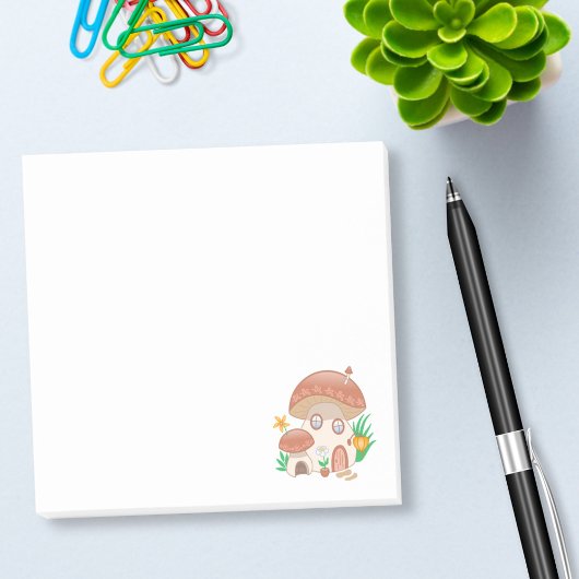 フェアリーお洒落マッシュルームハウス ポストイット