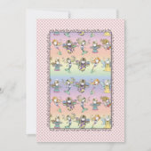 フェアリーお洒落マーメイドとエンジェルパーティー招待状 招待状 (正面)