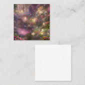 フェアリーお洒落ランドの背景 スクエア名刺 (正面/裏面)