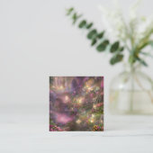 フェアリーお洒落ランドの背景 スクエア名刺 (スタンド正面)