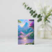 フェアリーお洒落ランドの背景 名刺 (スタンド正面)