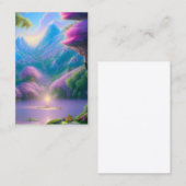 フェアリーお洒落ランドの背景 名刺 (正面/裏面)